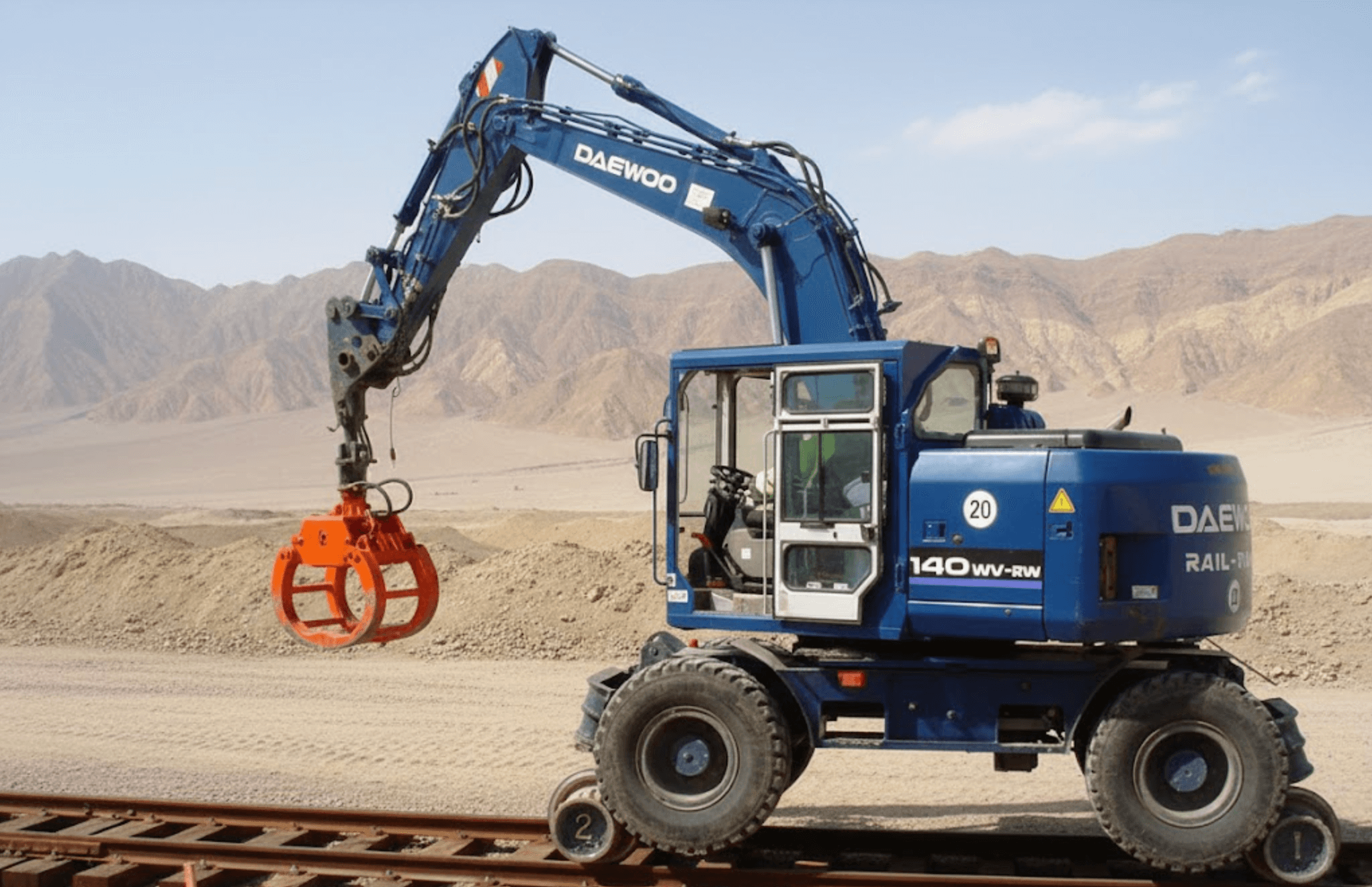 Modern railway maintenance equipment